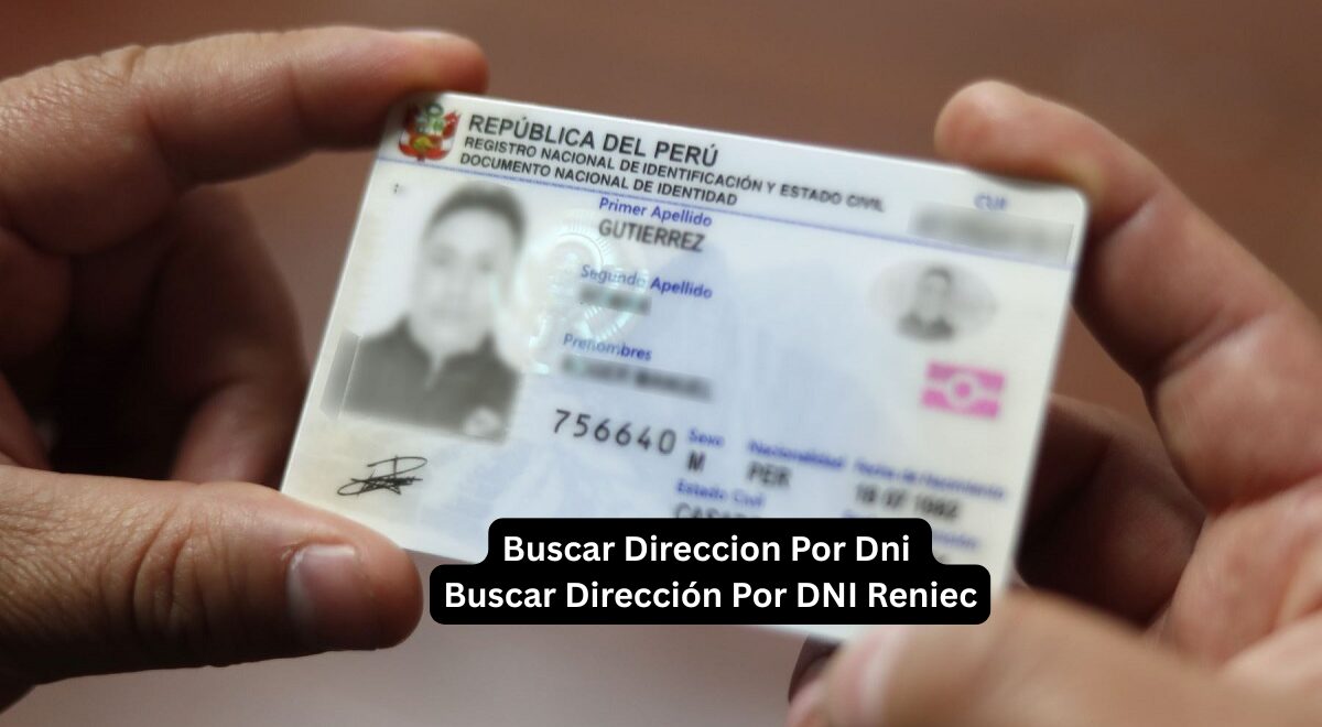 Buscar Direccion Por Dni - Buscar Dirección Por DNI Reniec
